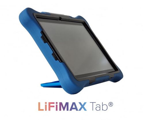 oledcomm公司用展示支持li fi可見光通信的平板電腦lifimax tab